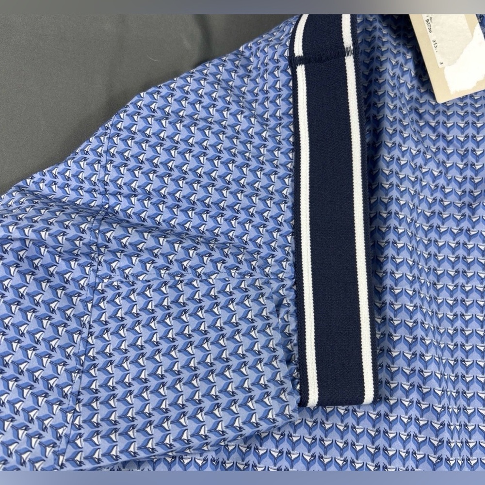 Peter Millar Womens Golf Skort Martini Glasses Print Large Blue Polyester - Picture 4 of 6